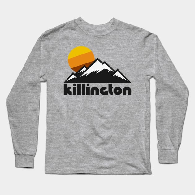 Retro Killlington ))(( Tourist Souvenir Travel Vermont Design Long Sleeve T-Shirt by darklordpug